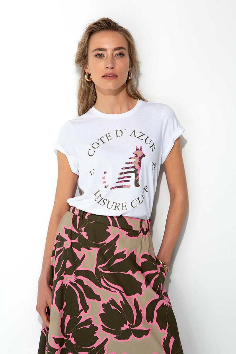 T-shirt with placement print