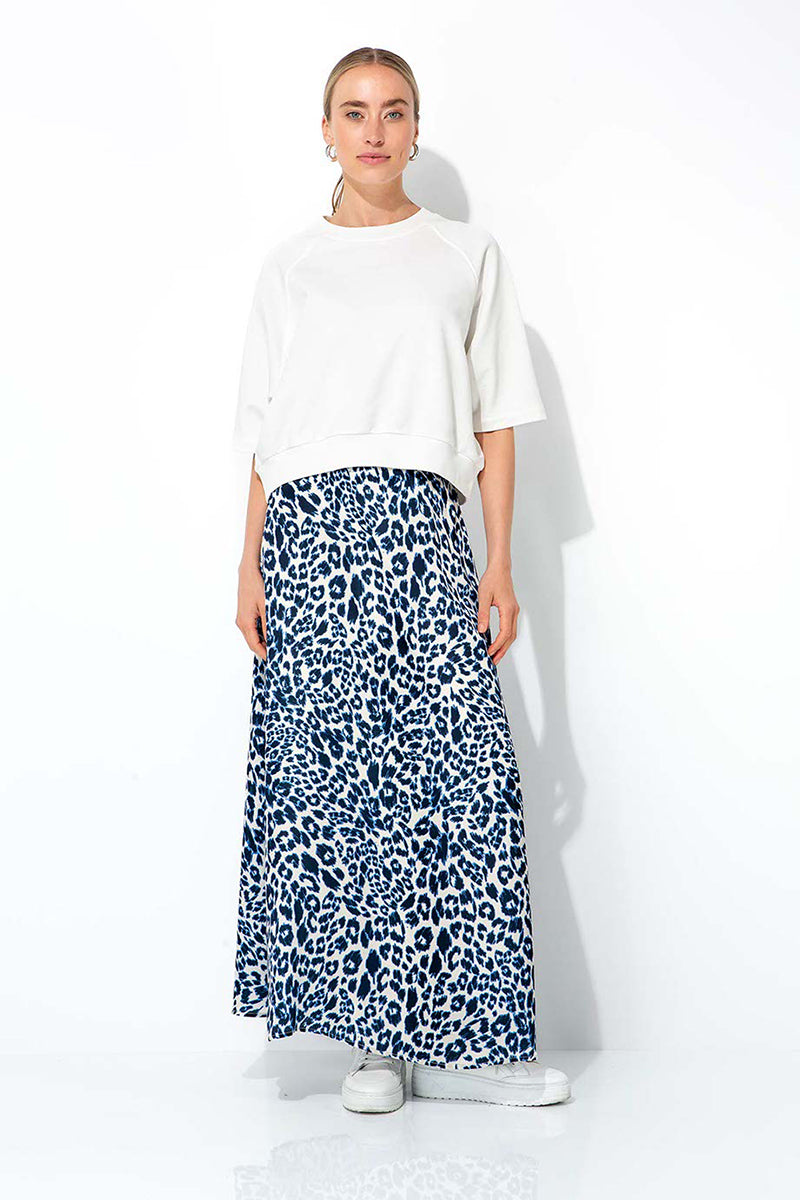 Short-sleeved sweatshirt