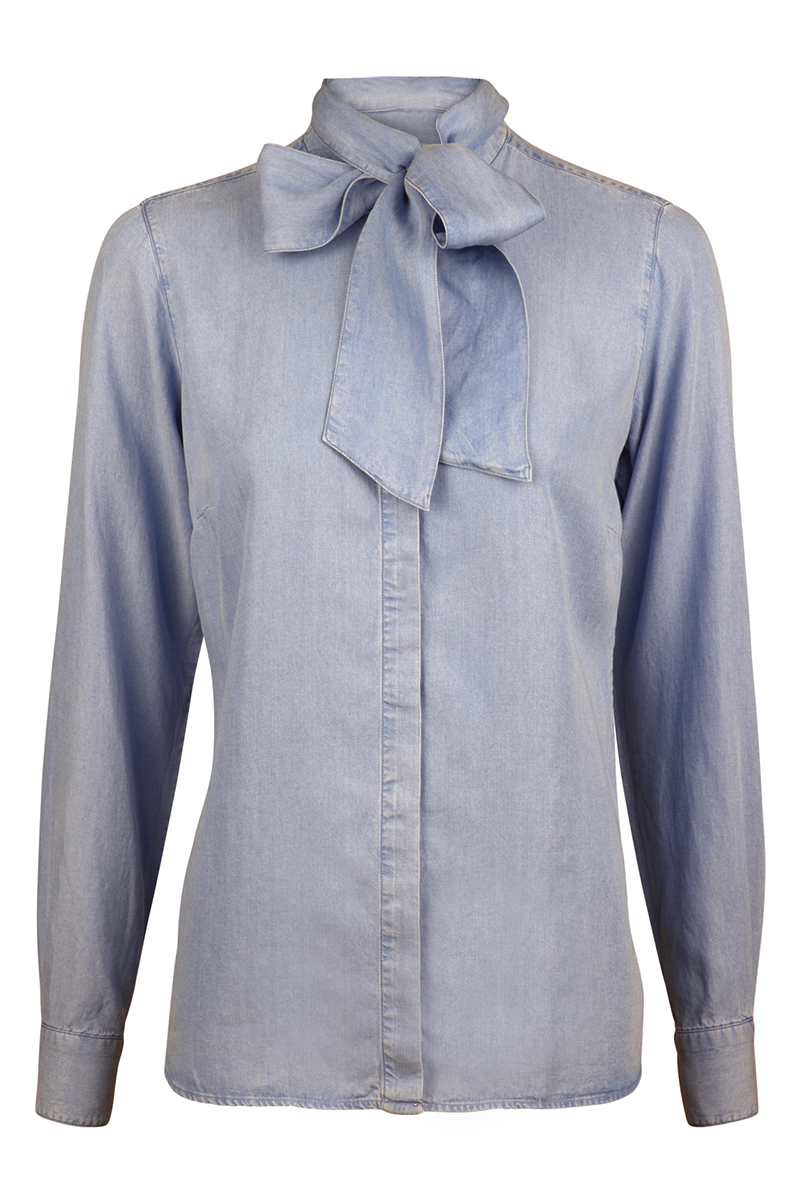Dilba, Blouse, Bowtie Flyfront