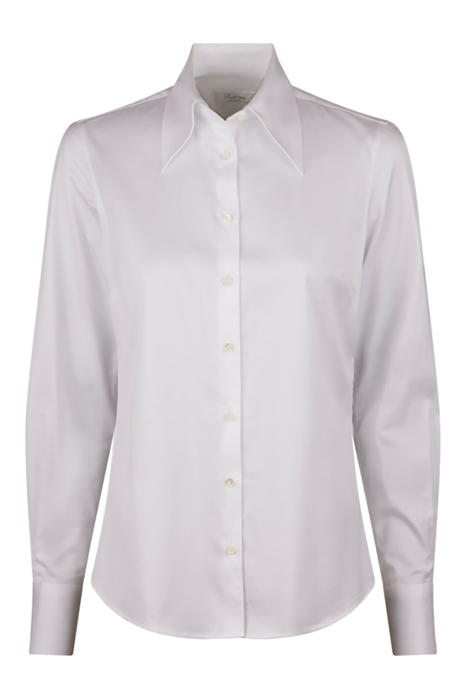 Ingrid stretch shirt with wide collar