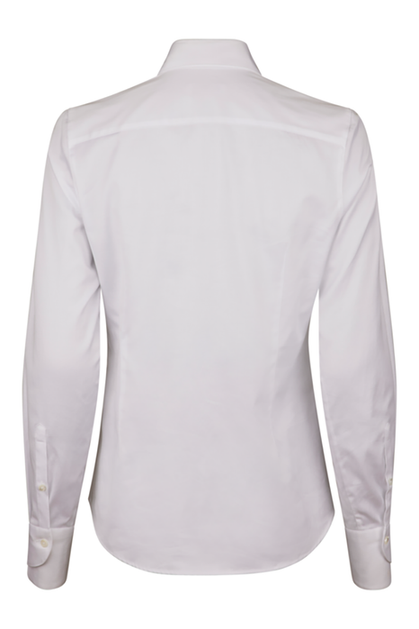 Ingrid stretch shirt with wide collar