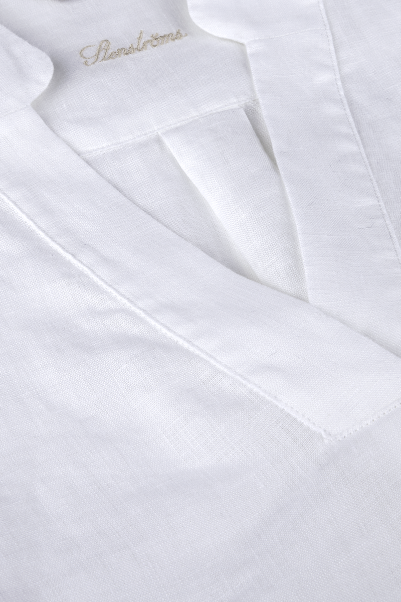 Ivory Blouse, Popover V-neck