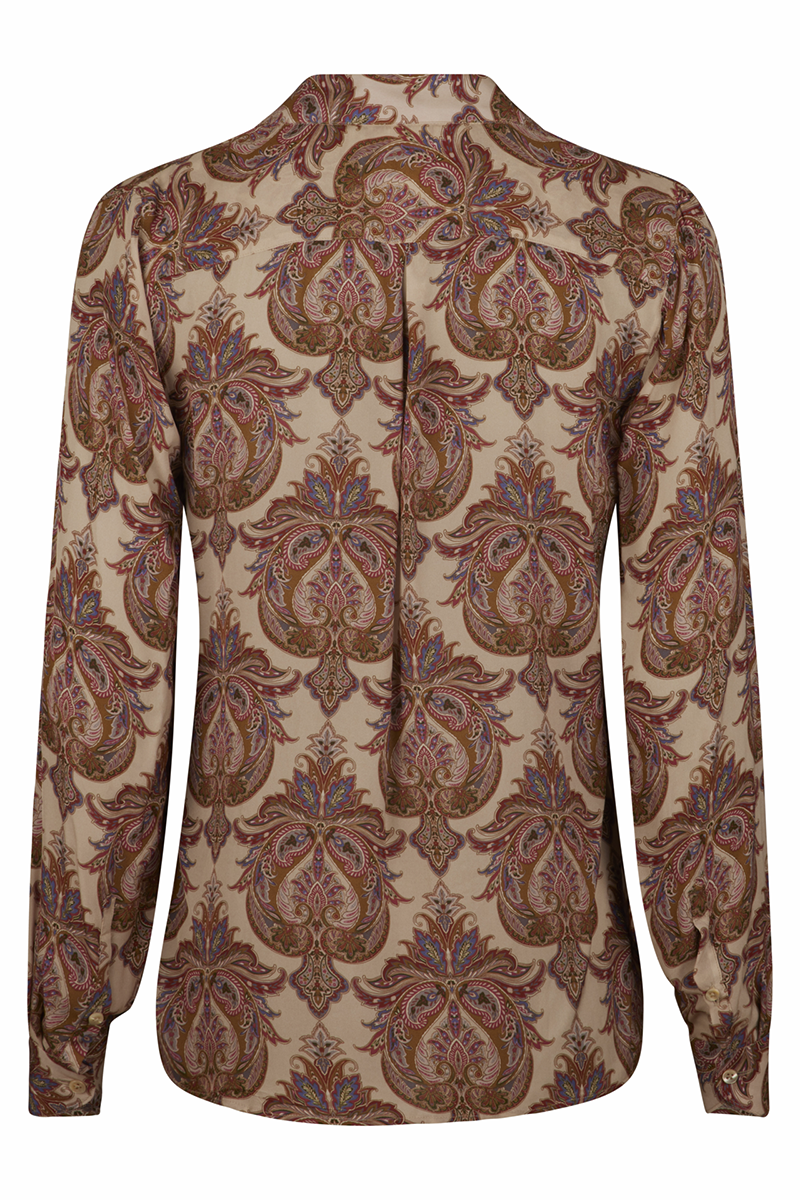 Ivory Blouse, Popover V-neck