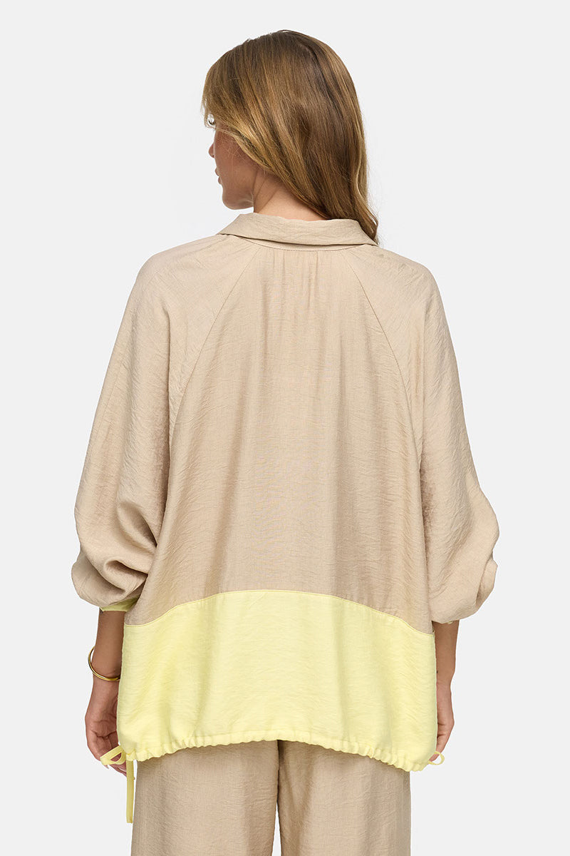 Blouse in viscose crepe
