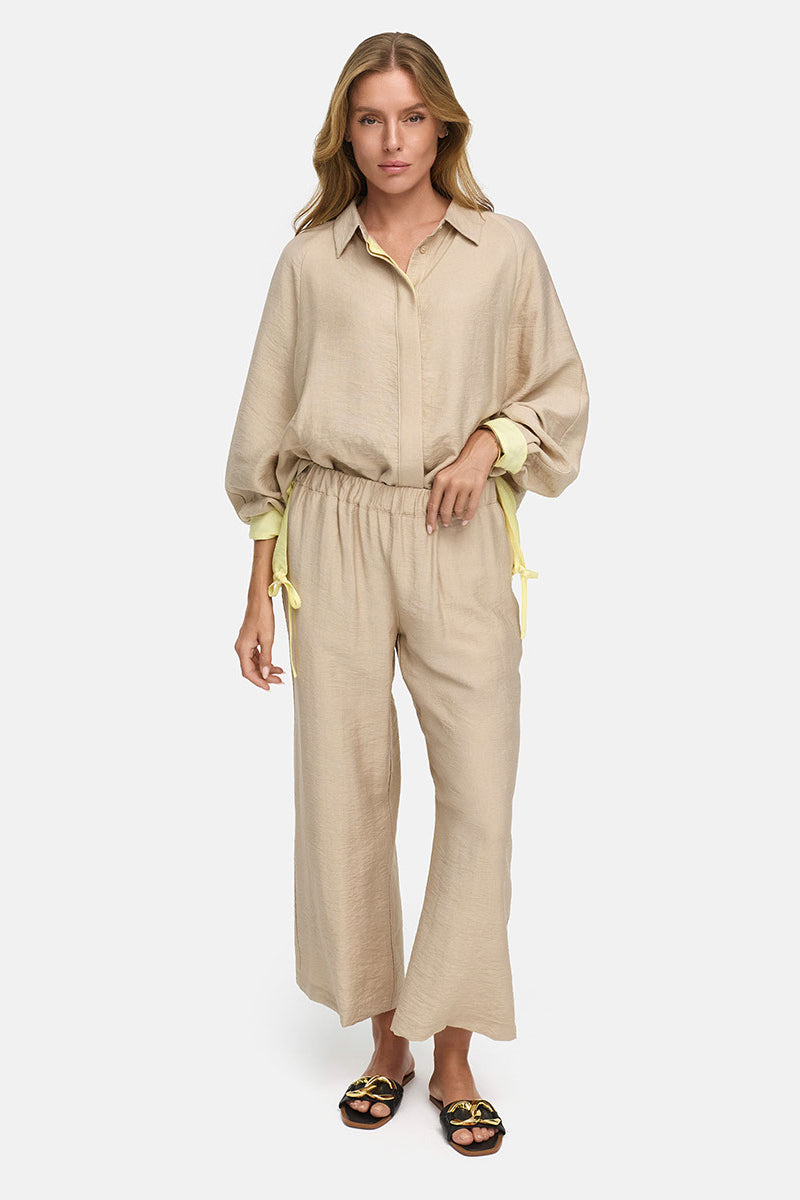 Blouse in viscose crepe
