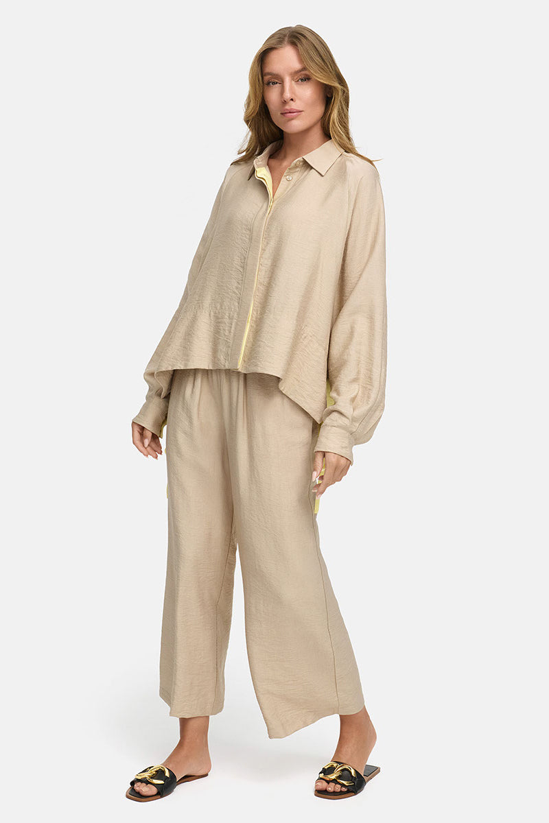 Blouse in viscose crepe