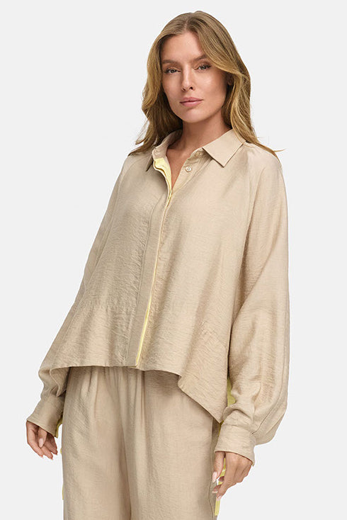 Blouse in viscose crepe