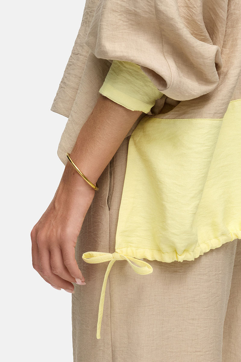 Blouse in viscose crepe