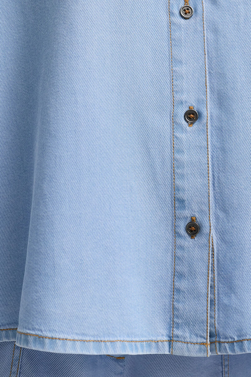 Shirt in lyocell denim