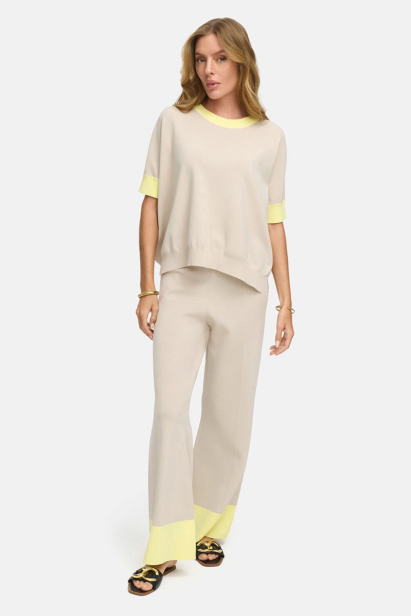 Knit shirt in viscose