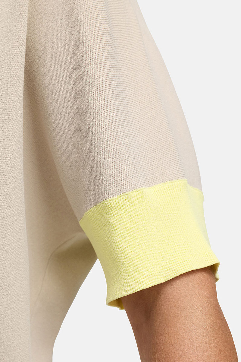 Knit shirt in viscose