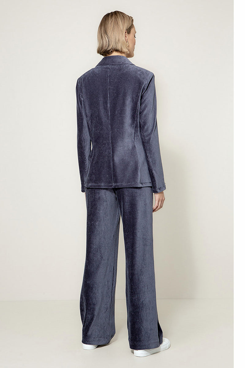Blazer in jersey cord