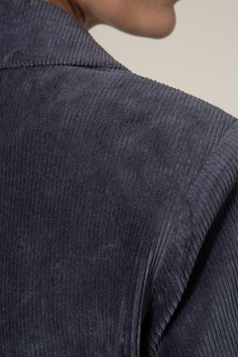 Blazer in jersey cord