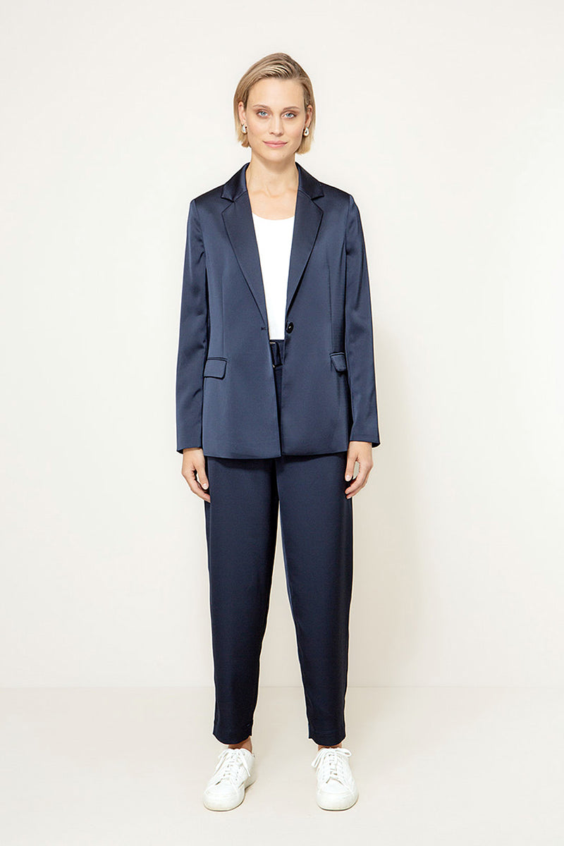 Blazer in satin