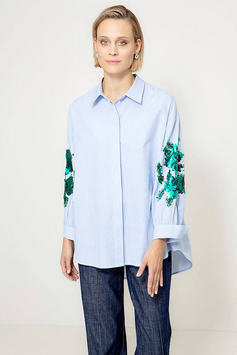 Blouse with embroidery
