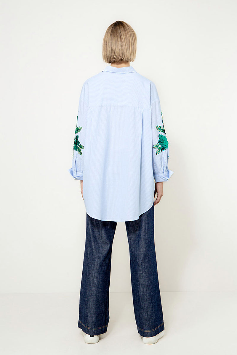 Blouse with embroidery