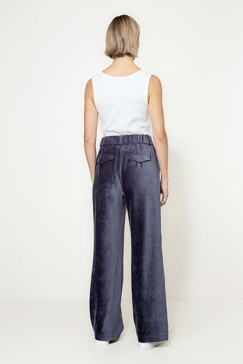 Pants in jersey cord