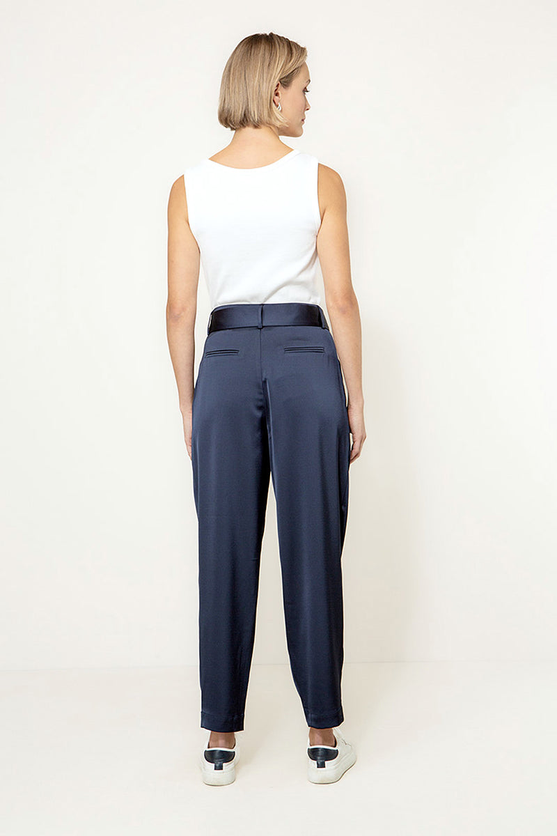 Satin trousers