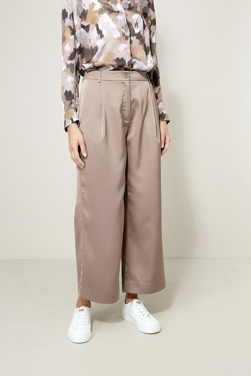 Satin trousers