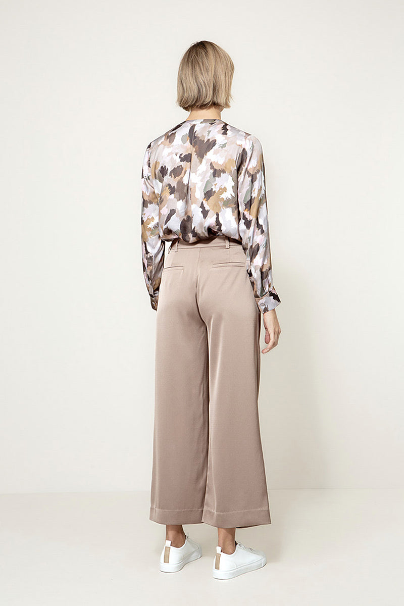 Satin trousers