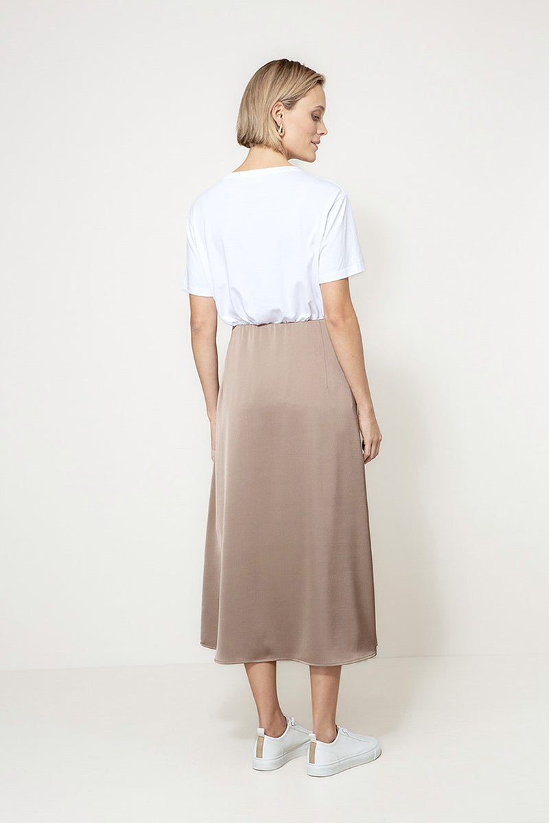 Satin skirt