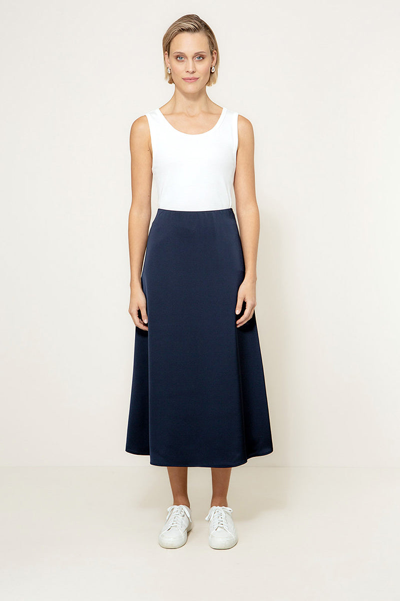 Satin skirt