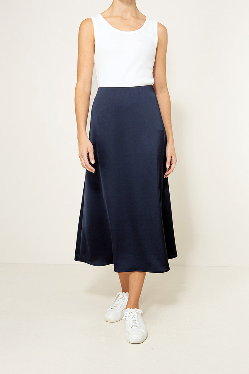 Satin skirt