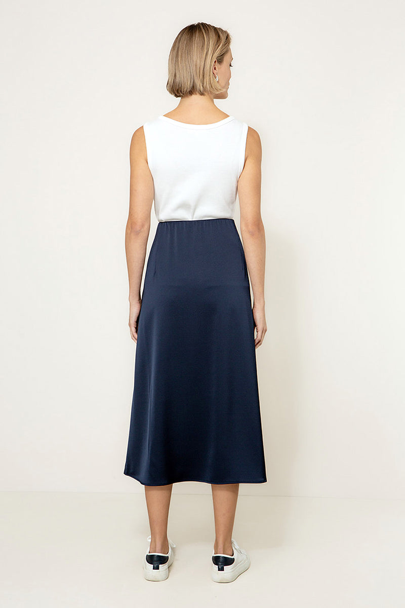 Satin skirt