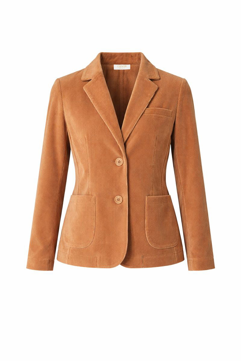Blazer in jersey cord