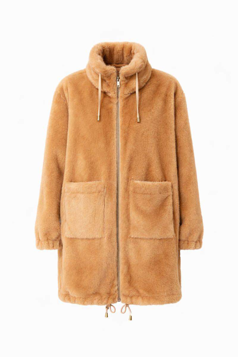 Jacket in faux fur