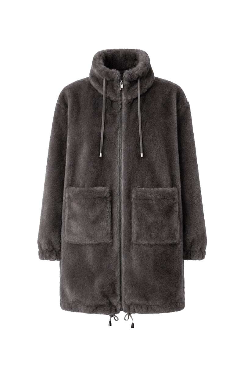 Jacket in faux fur