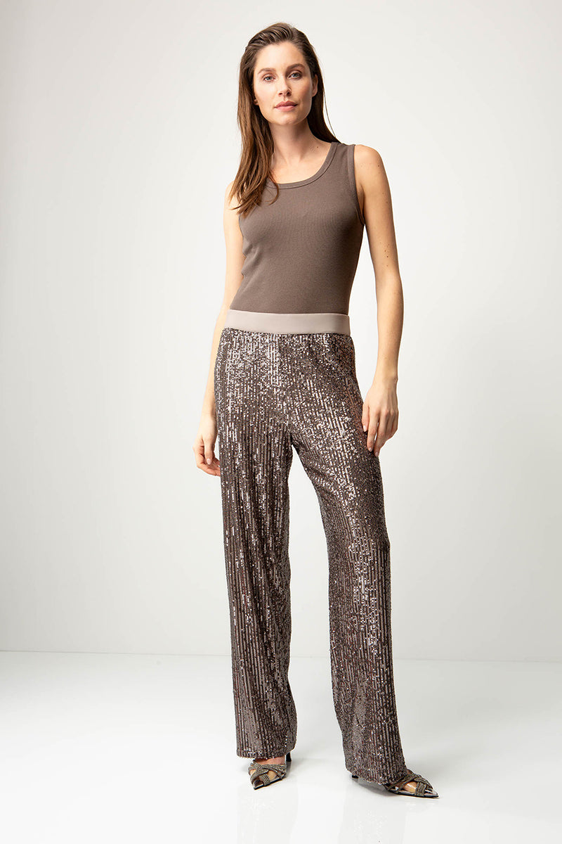 Pants in pailette