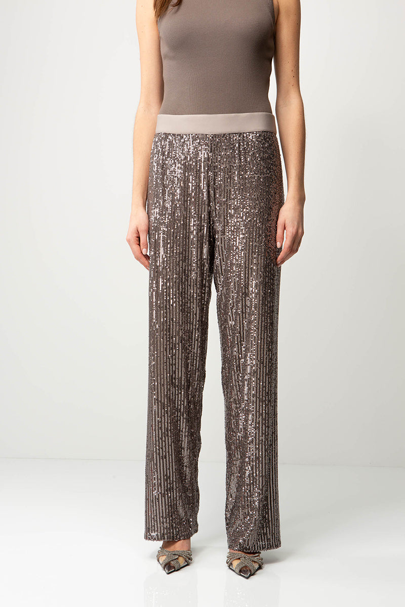 Pants in pailette