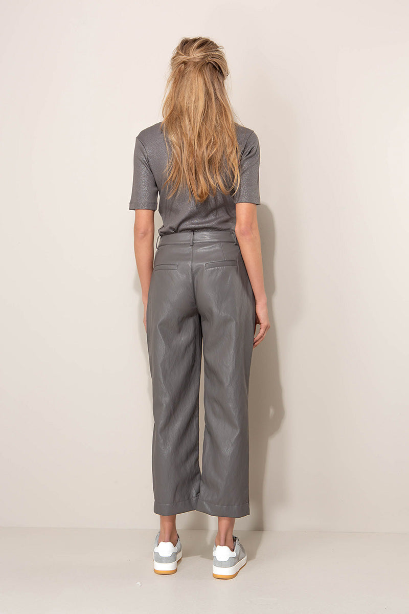 Pants in vegan leather