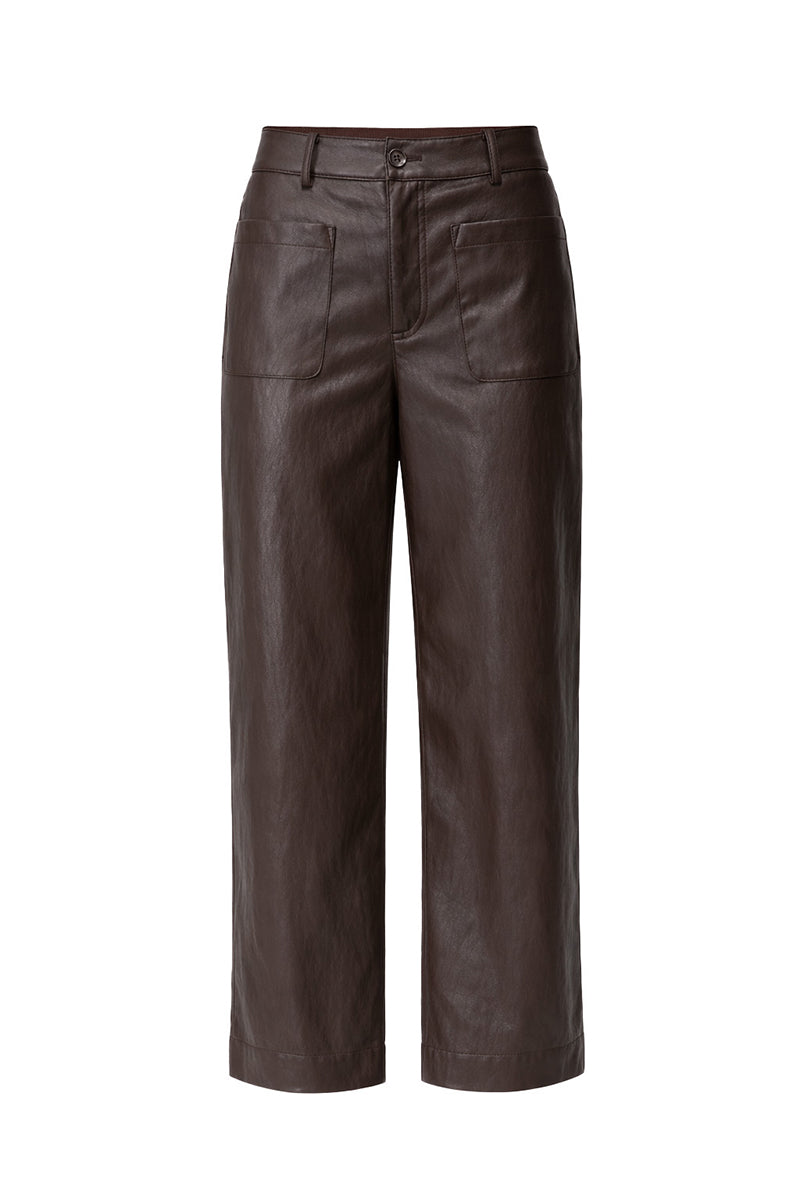 Pants in vegan leather