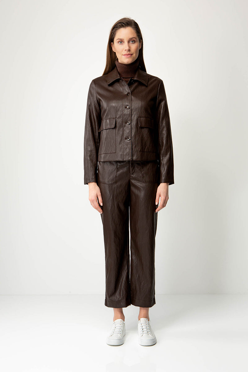 Pants in vegan leather