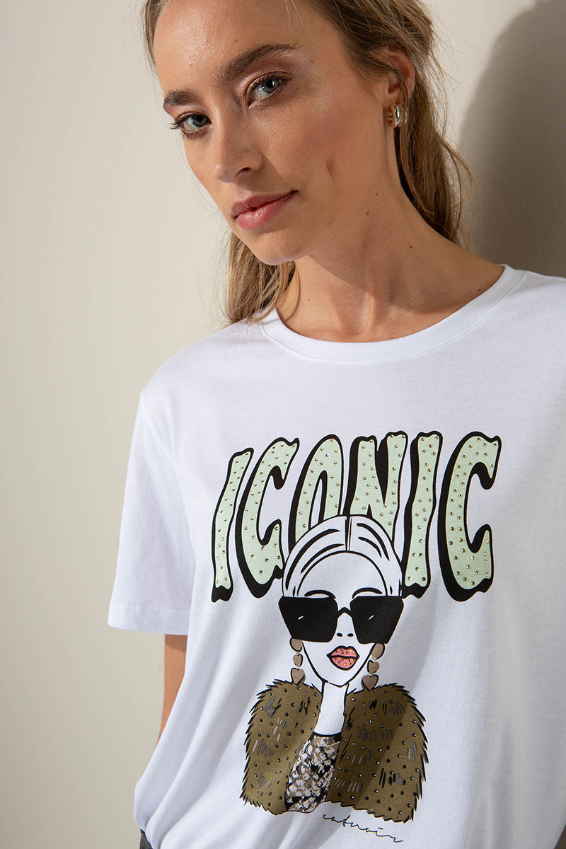 T-Shirt mit Placement