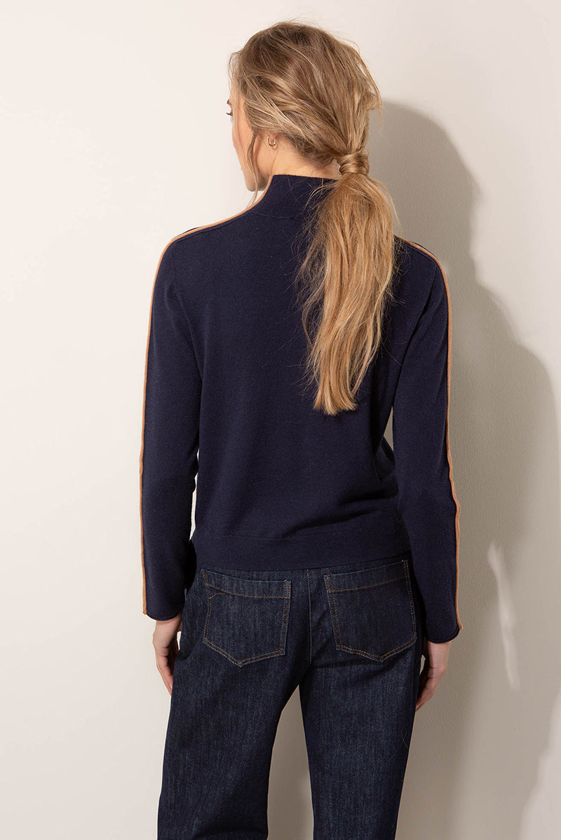 Knit shirt in vicose mix