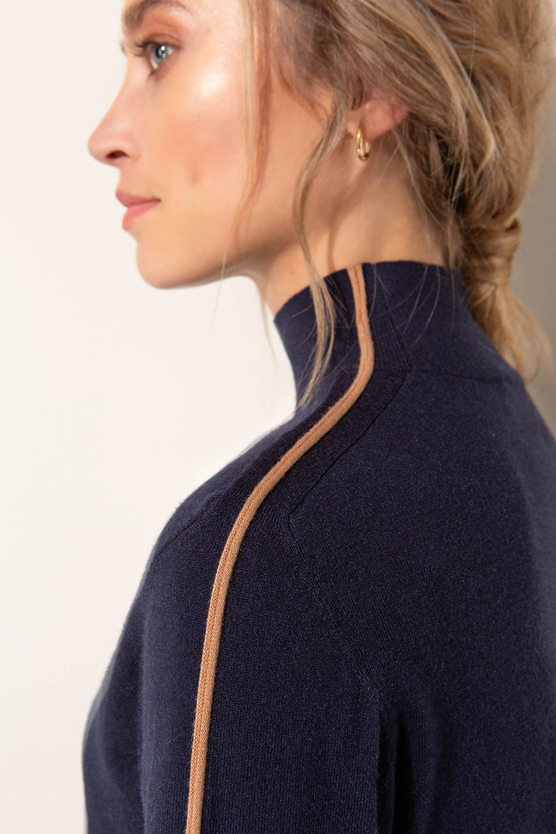 Knit shirt in vicose mix