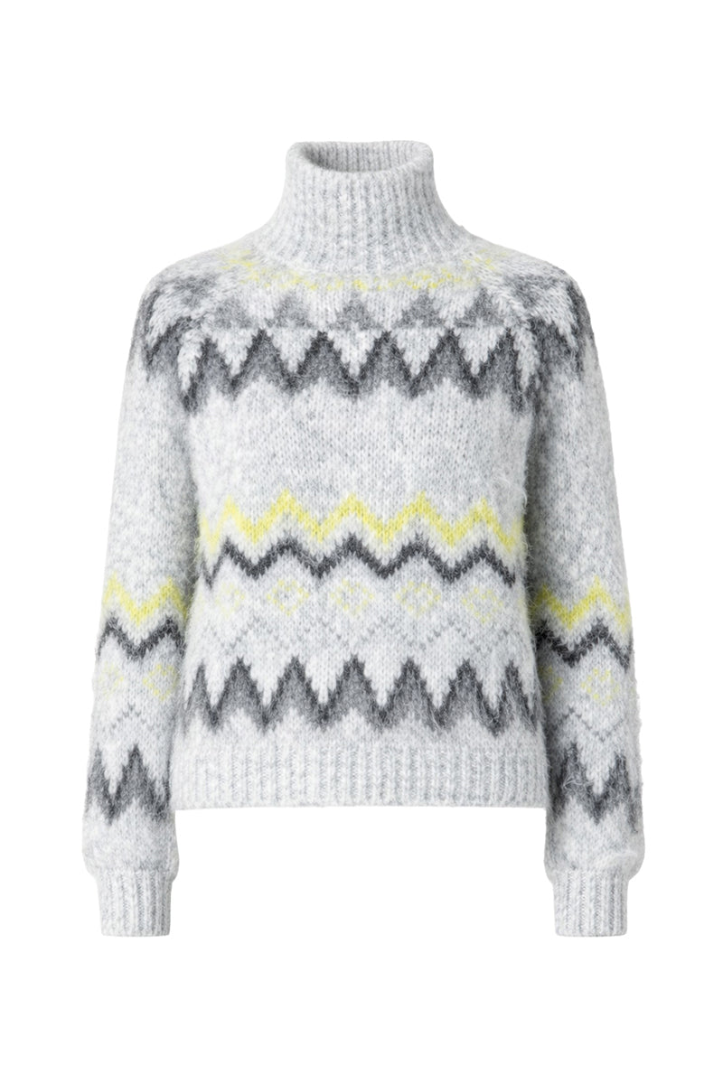 Turtleneck sweater with wool