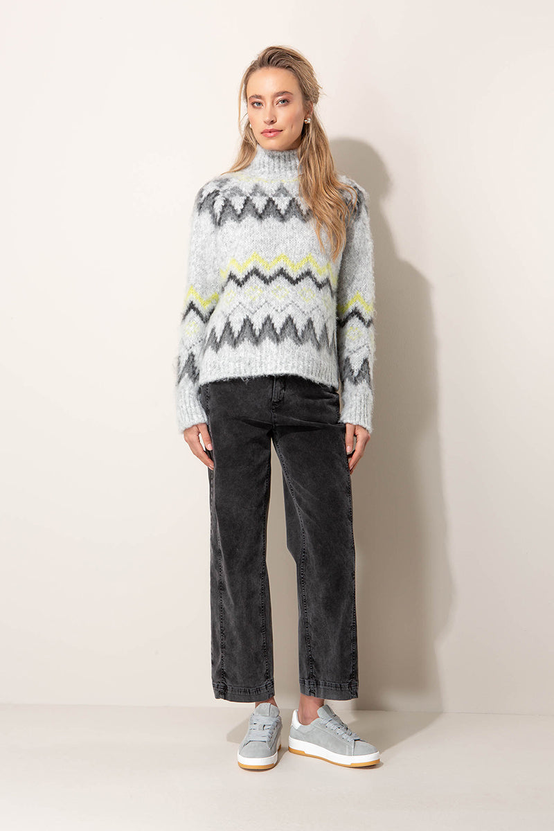 Turtleneck sweater with wool