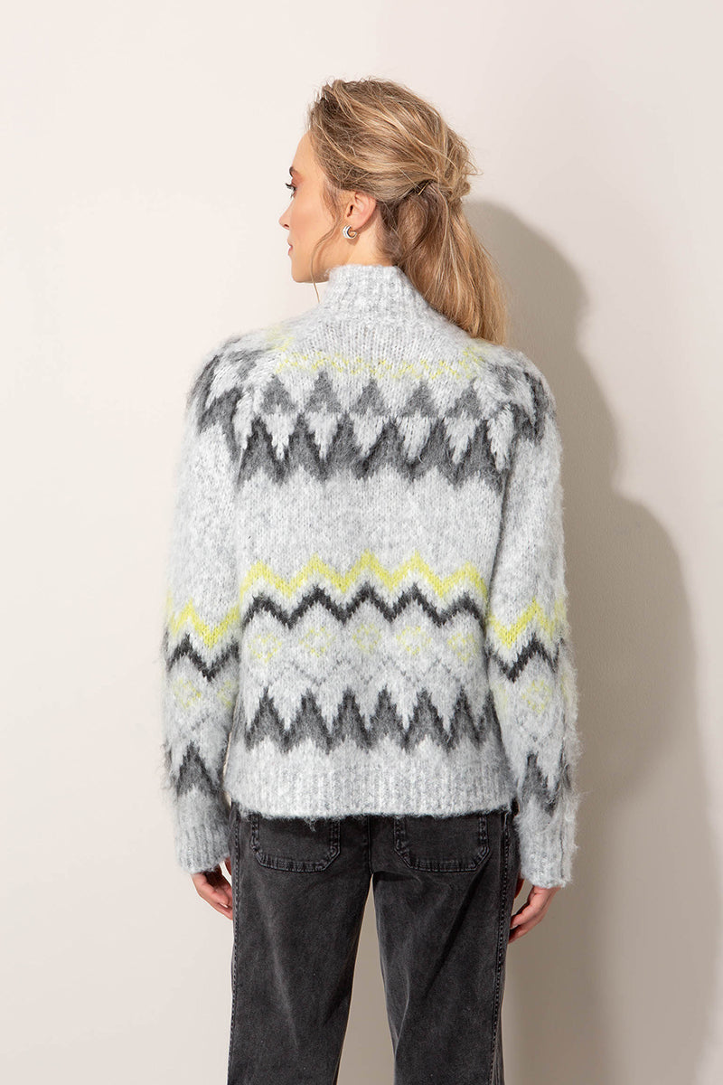 Turtleneck sweater with wool