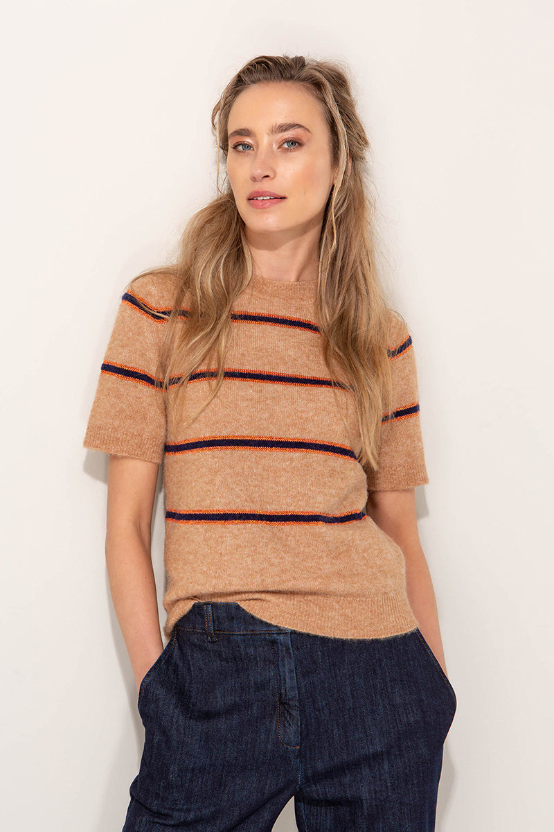 Knit shirt in alpaka mix