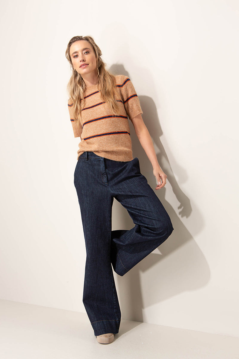 Knit shirt in alpaka mix