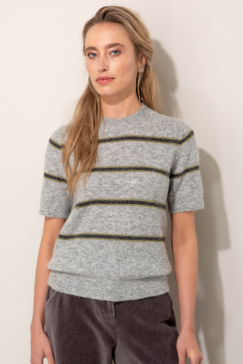 Knit shirt in alpaka mix
