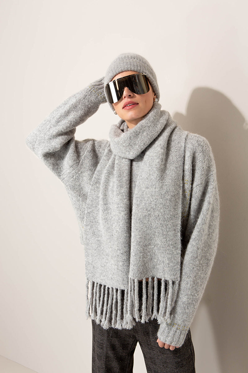 Scarf in merino wool