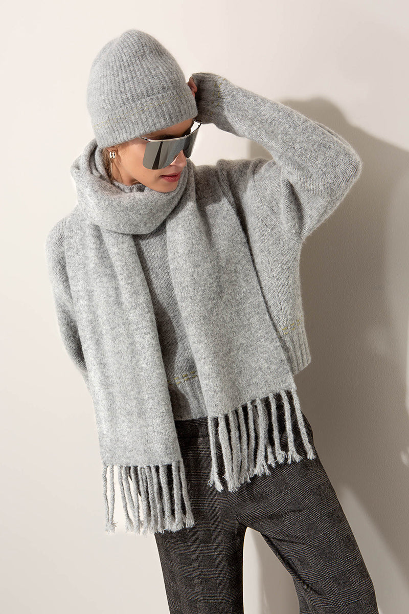 Scarf in merino wool