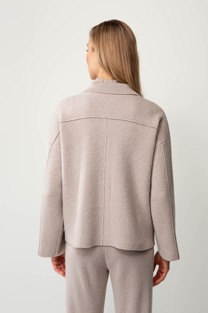 Cardigan in merino wool