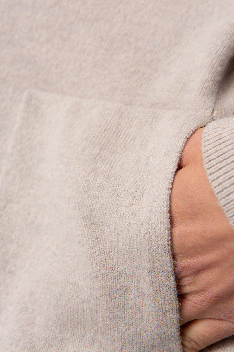 Knitted dress in merino wool