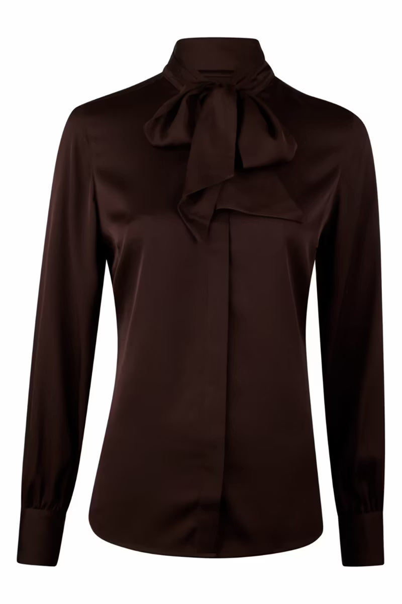 Selma Blouse, Bowtie Flyfront